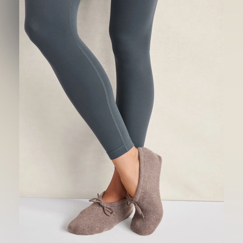 Haven Well-Within Luxe Cashmere Travel | Lounge Ballet Flat Slippers Size S